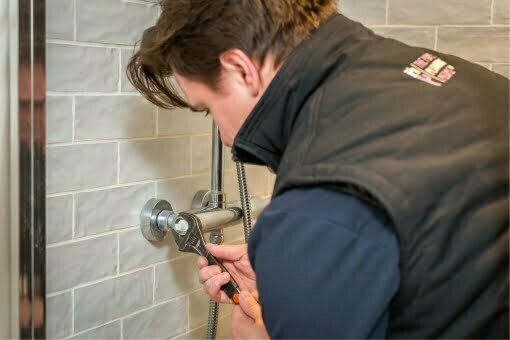Plumber | Farringdon Shrivenham Wantage 9 installing shower in bathroom